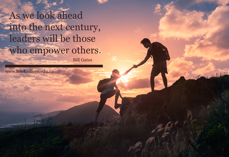 "As we look ahead into the next century, leaders will be those who empower others." Bill Gates
