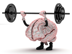 Brain working out